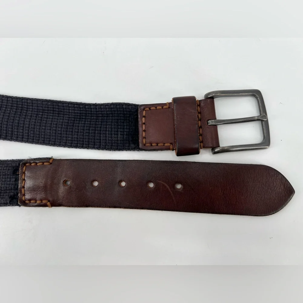 Vintage Canvas & Leather Casual Belt L /‎ XL